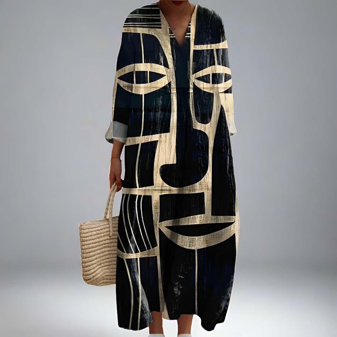Nayara – Abstract Soul Kaftan Kleid