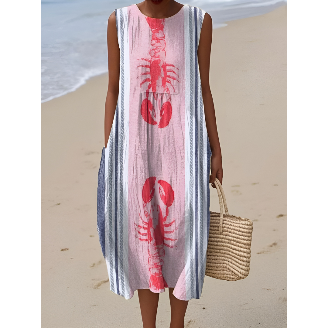 Lorena – Ärmelloses Kleid Coastal Catch