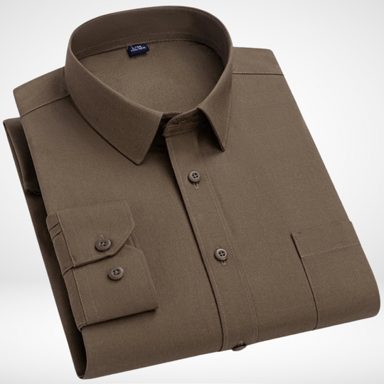 Formaro – Herren Solid Tactical Dress Shirt