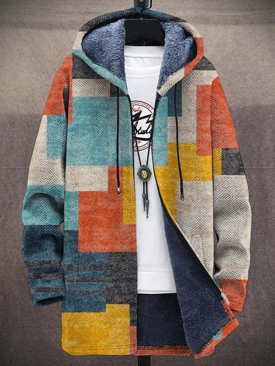 Ashton – Patchwork Kapuzenmantel