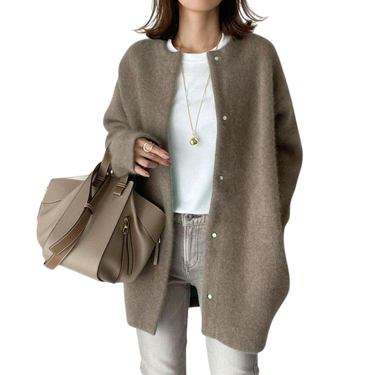 Liane – Gemütlicher Strick-Cardigan mit Knöpfen für Frauen