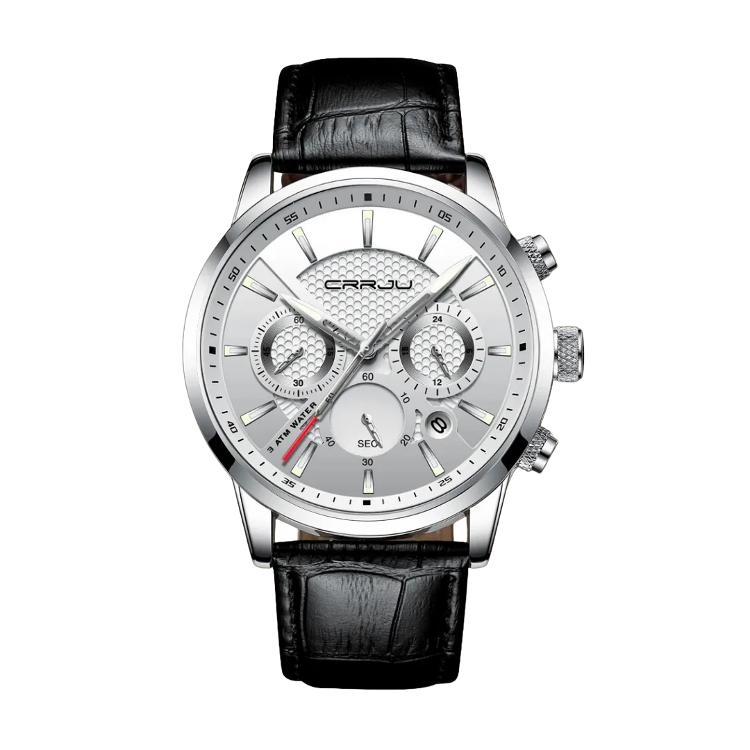 Fashionable Military Leather Watch