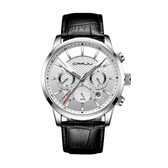 Fashionable Military Leather Watch