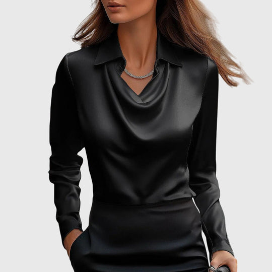 Samaire – Elegante Satinbluse für Frauen