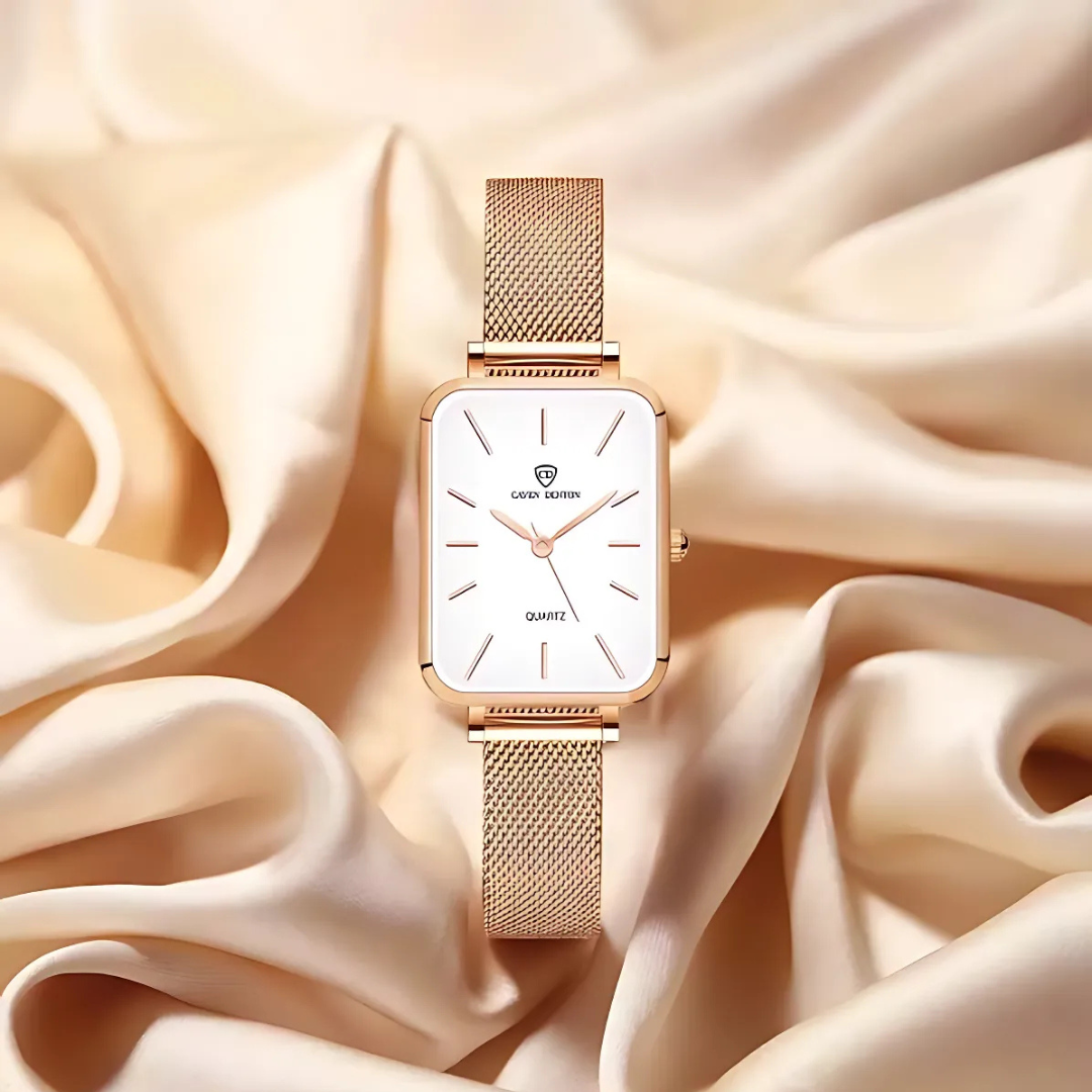 Mesh Band Minimalist Quartz Watch