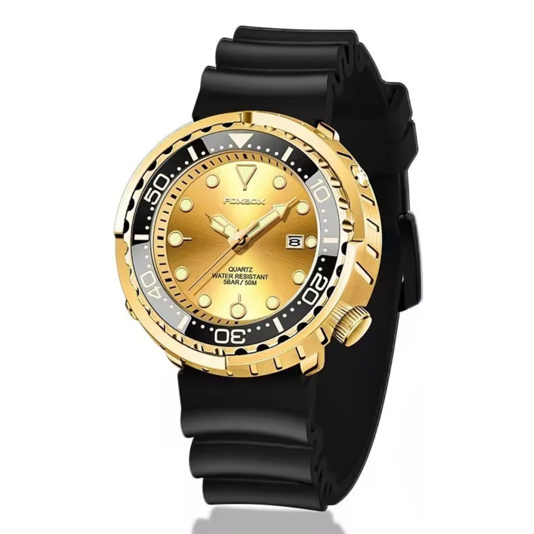 Fashion Silicone Strap Chronograph Sports Watch