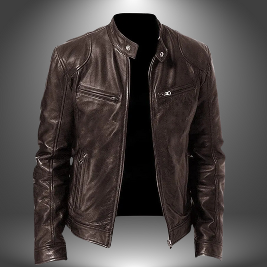 Damon – Klassische Lederjacke für Herren