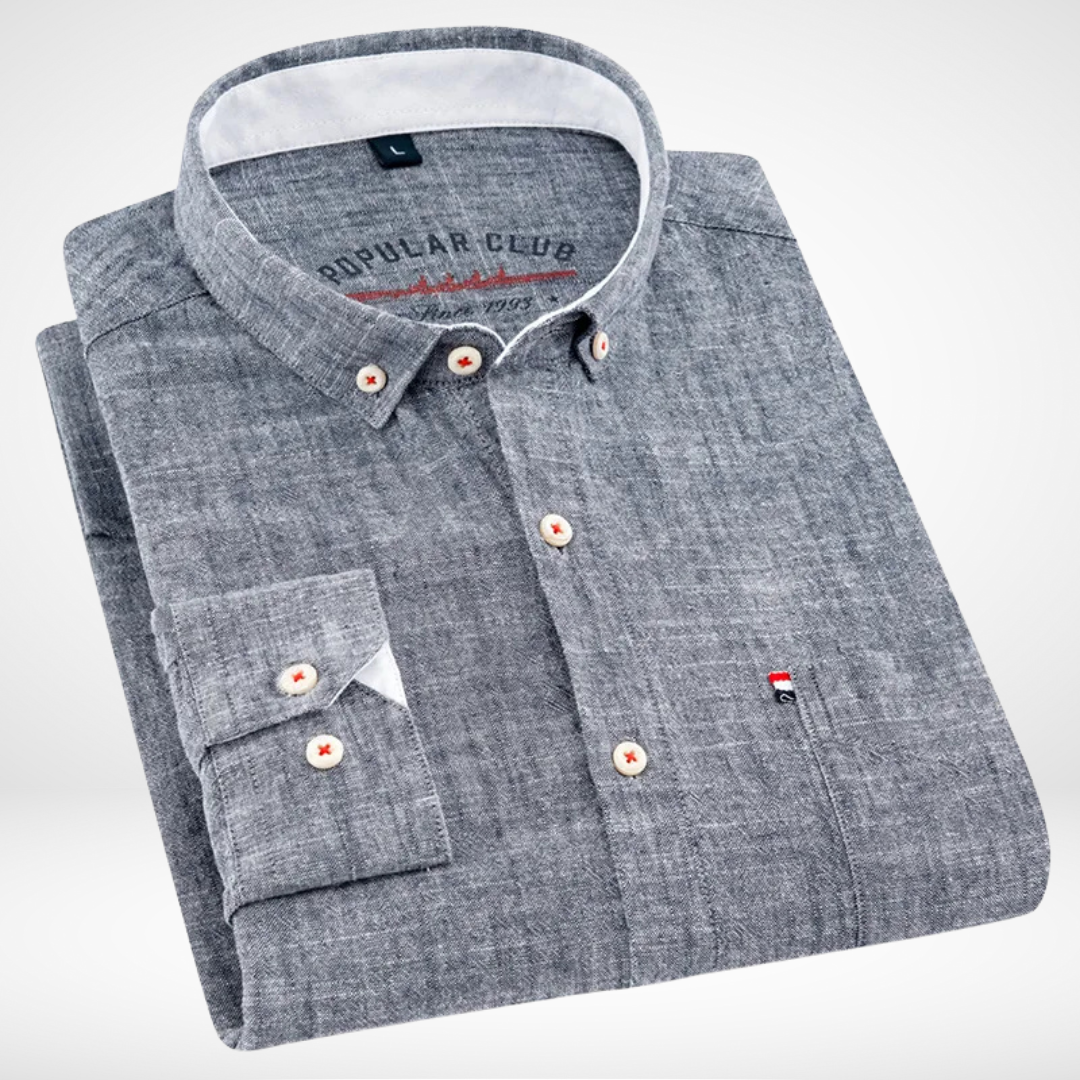 Linencrest – Herren Freizeit Leinenhemd