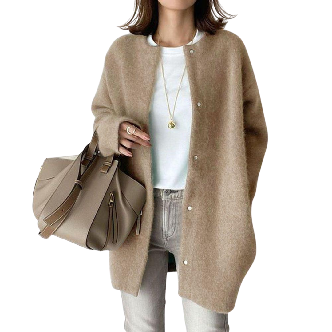 Liane – Gemütlicher Strick-Cardigan mit Knöpfen für Frauen