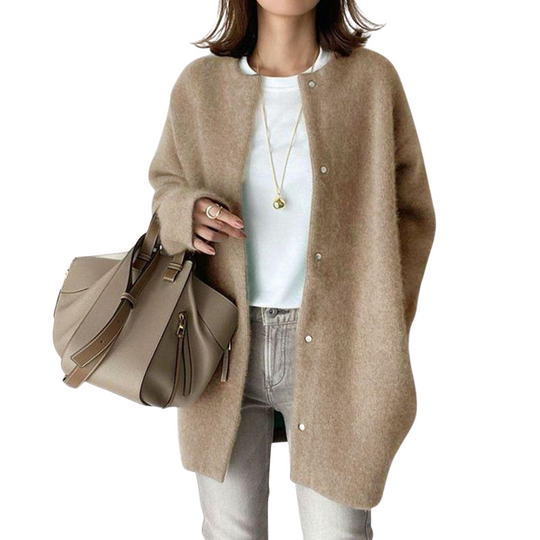 Liane – Gemütlicher Strick-Cardigan mit Knöpfen für Frauen