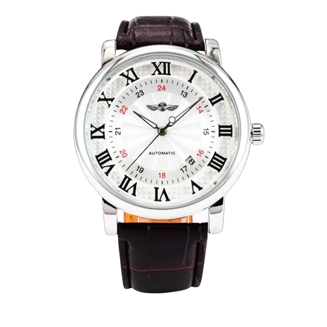 Fashion Luxury Leather Full Automatic Watch