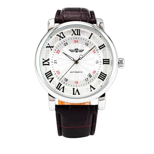 Fashion Luxury Leather Full Automatic Watch