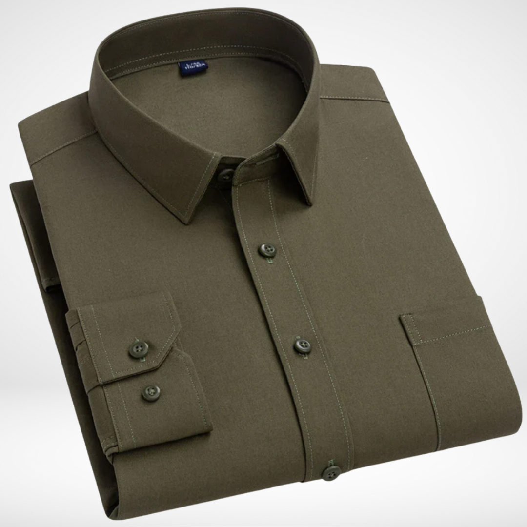 Formaro – Herren Solid Tactical Dress Shirt