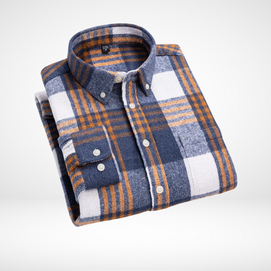 Glenworth – Herren Winter Karo Flanellhemd