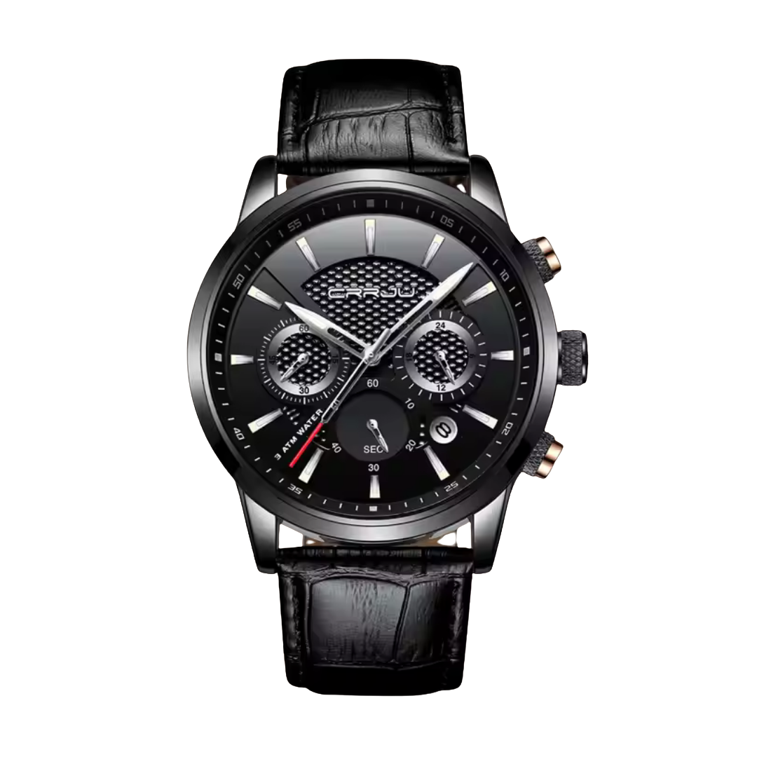 Fashionable Military Leather Watch