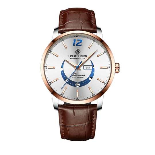 Elegant Luminous Moonphase Watch