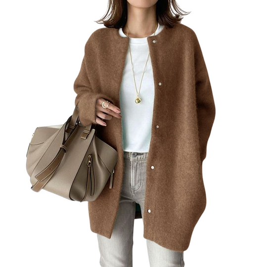 Liane – Gemütlicher Strick-Cardigan mit Knöpfen für Frauen