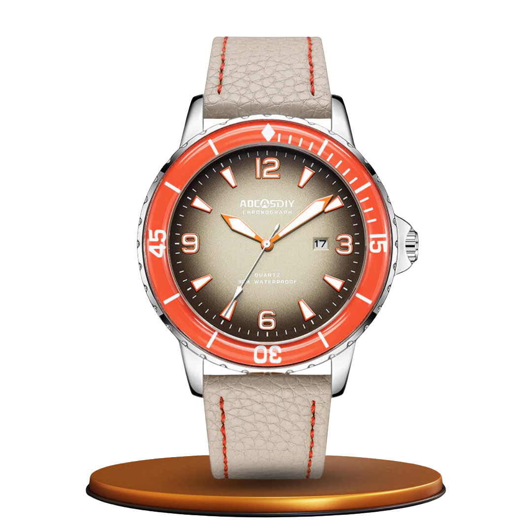 Leather Strap Casual Watch