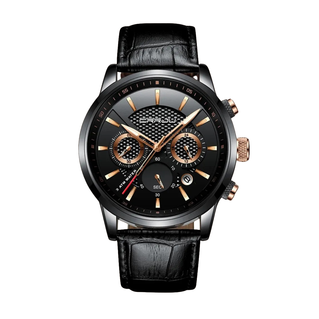 Fashionable Military Leather Watch