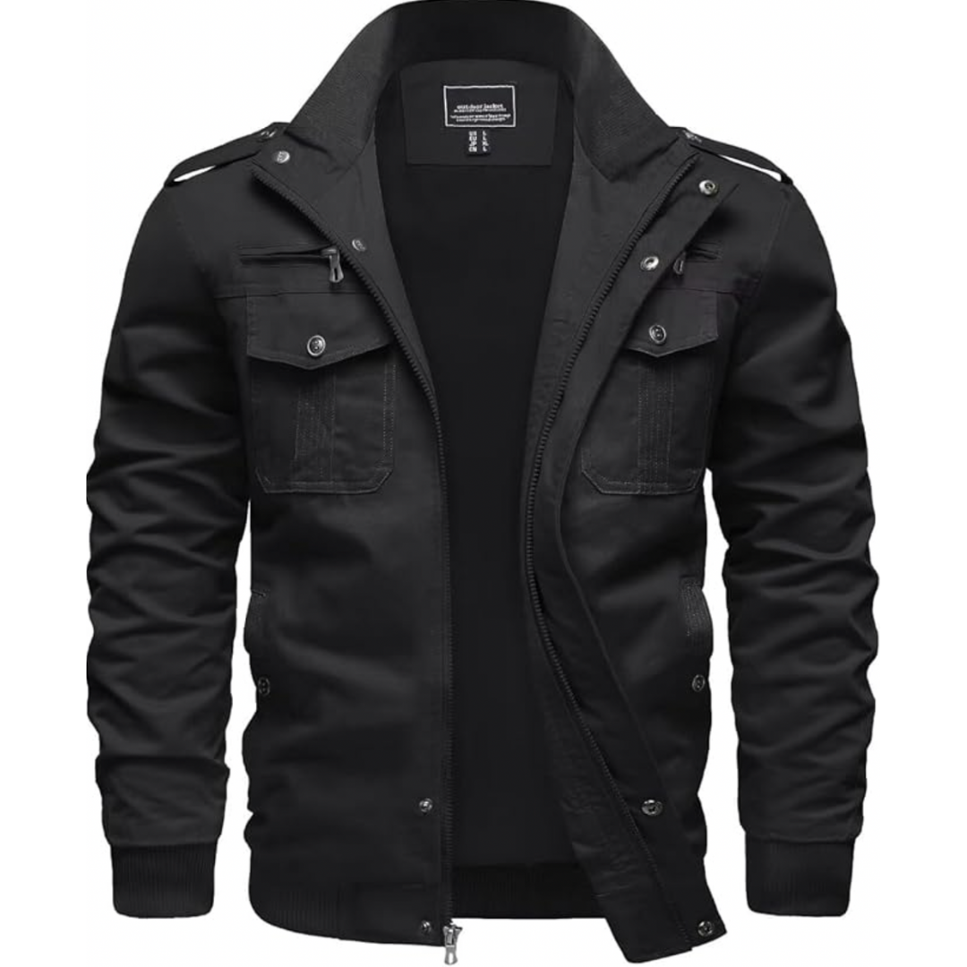 Matteo – Klassische Bomberjacke aus Baumwolle für Herren