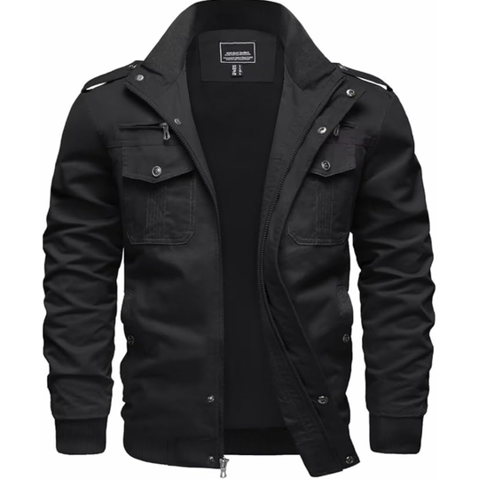 Matteo – Klassische Bomberjacke aus Baumwolle für Herren