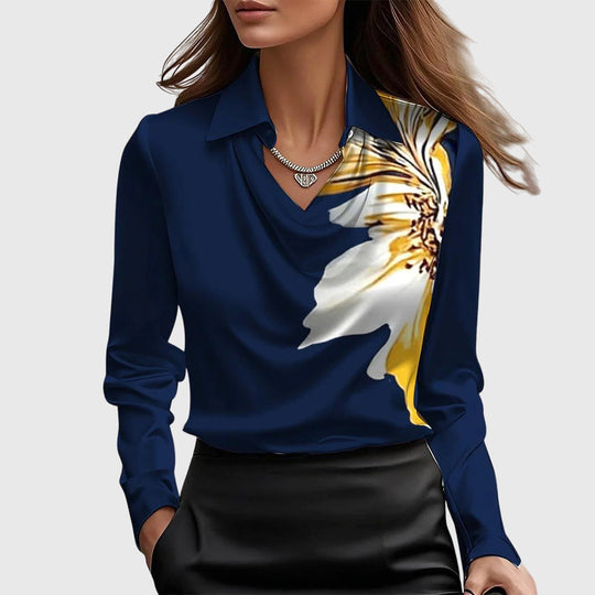 Samaire – Elegante Satinbluse für Frauen