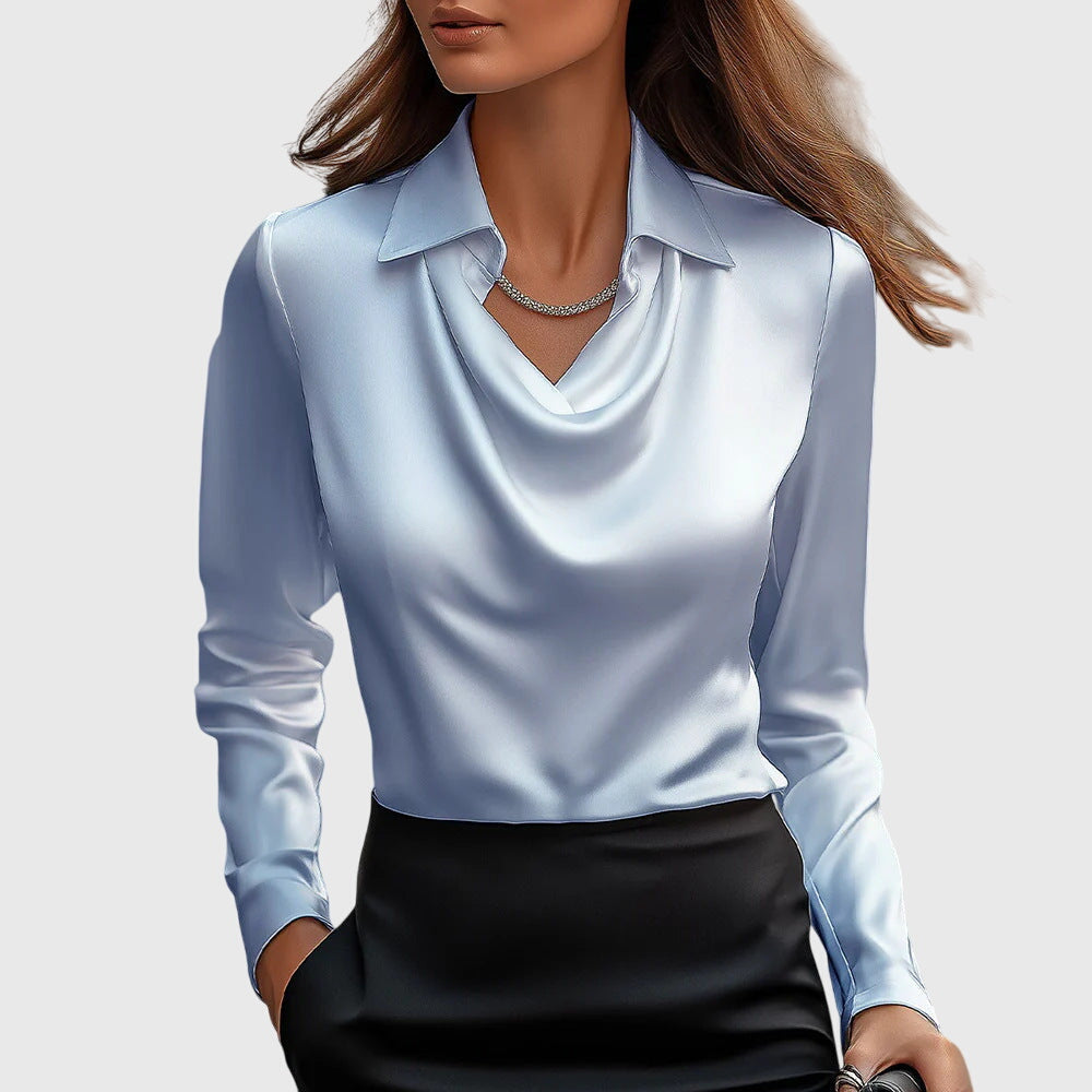 Samaire – Elegante Satinbluse für Frauen