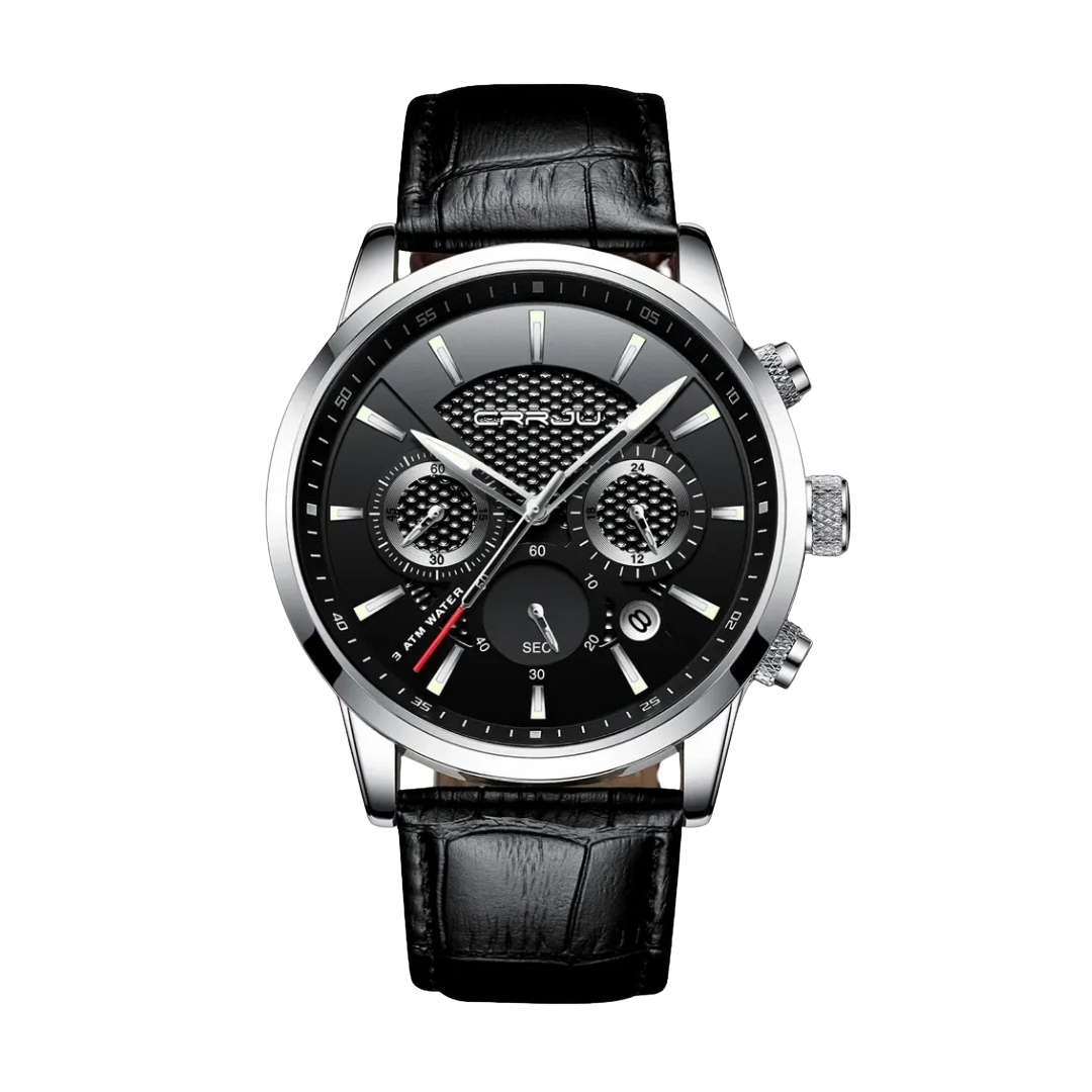 Fashionable Military Leather Watch