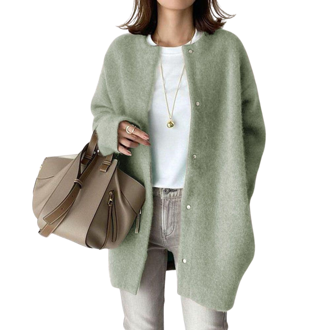 Liane – Gemütlicher Strick-Cardigan mit Knöpfen für Frauen
