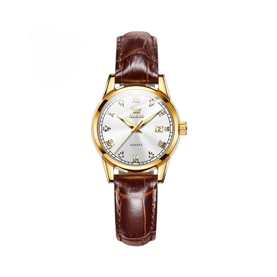 Business Style Analog Quartz Couple Watch