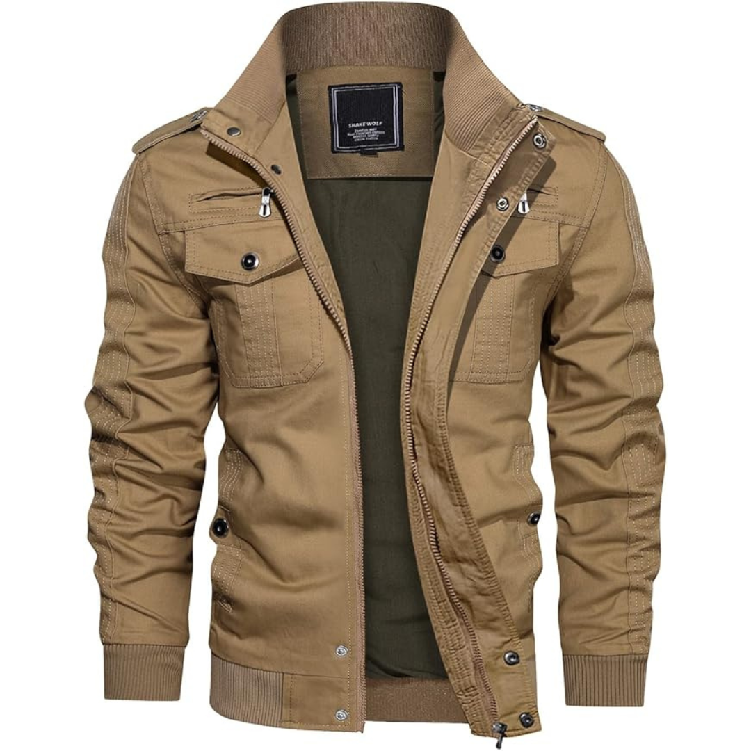 Matteo – Klassische Bomberjacke aus Baumwolle für Herren