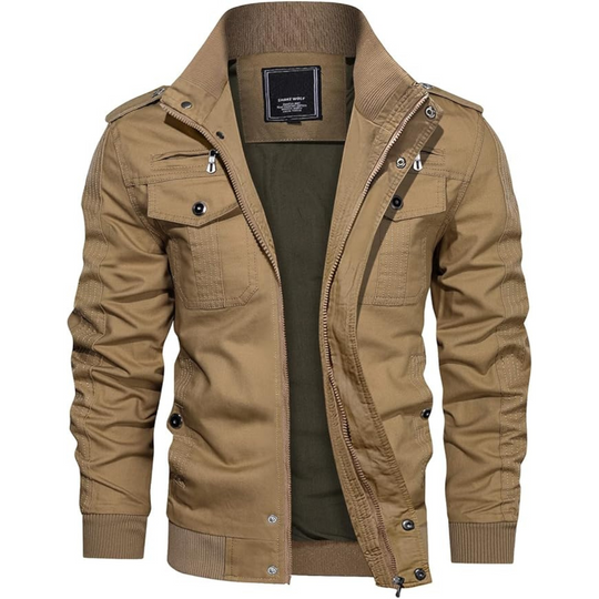 Matteo – Klassische Bomberjacke aus Baumwolle für Herren