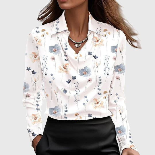 Samaire – Elegante Satinbluse für Frauen