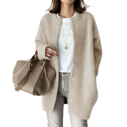 Liane – Gemütlicher Strick-Cardigan mit Knöpfen für Frauen