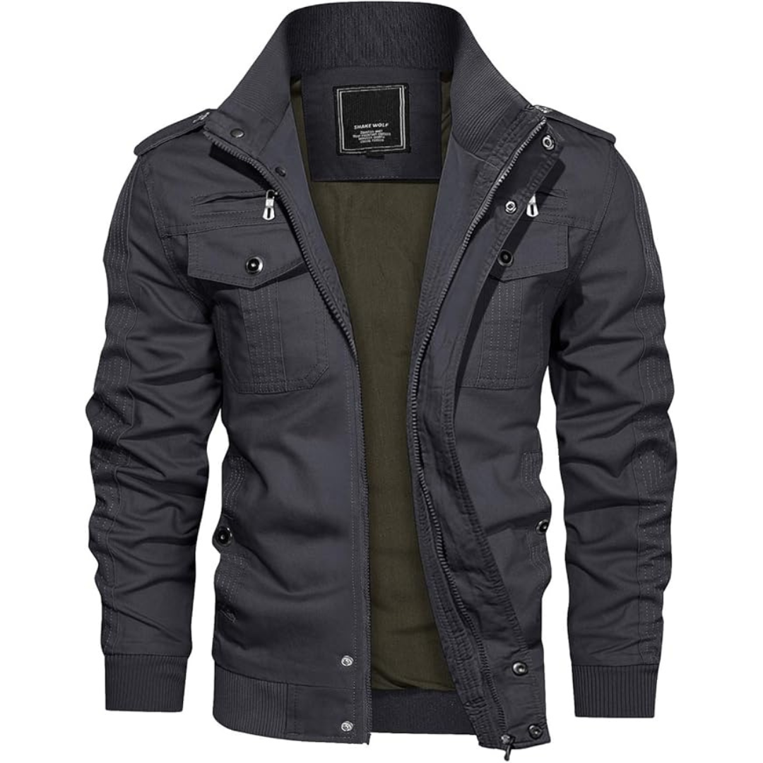 Matteo – Klassische Bomberjacke aus Baumwolle für Herren