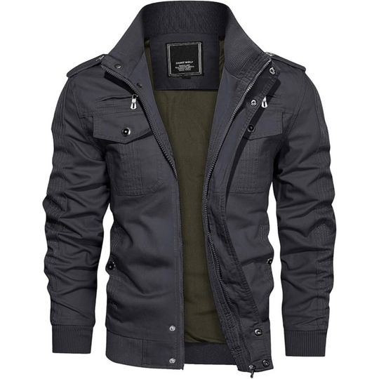 Matteo – Klassische Bomberjacke aus Baumwolle für Herren