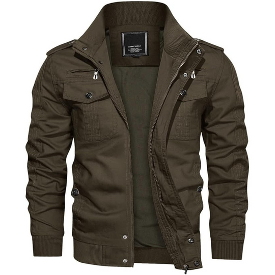 Matteo – Klassische Bomberjacke aus Baumwolle für Herren