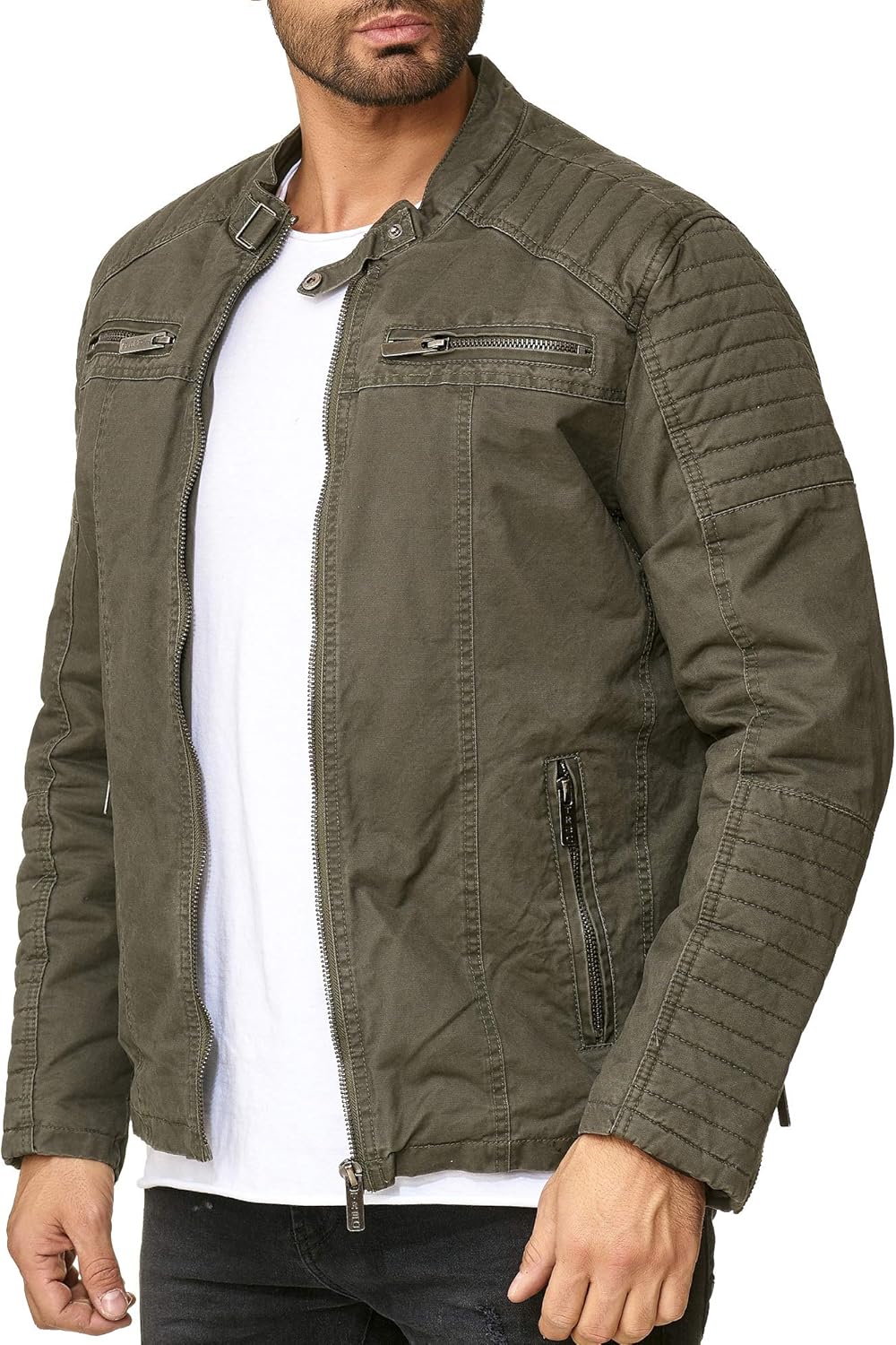 Roland – Gestepptes Baumwoll-Casual-Jackett für Männer