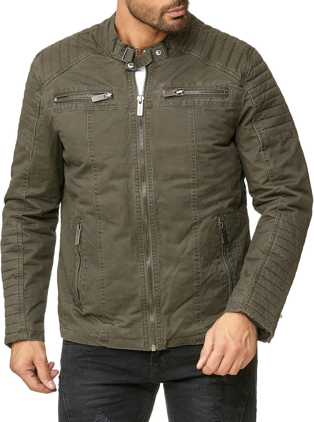 Roland – Gestepptes Baumwoll-Casual-Jackett für Männer