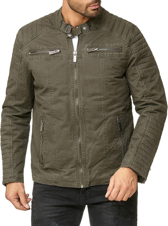 Roland – Gestepptes Baumwoll-Casual-Jackett für Männer
