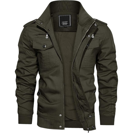 Matteo – Klassische Bomberjacke aus Baumwolle für Herren