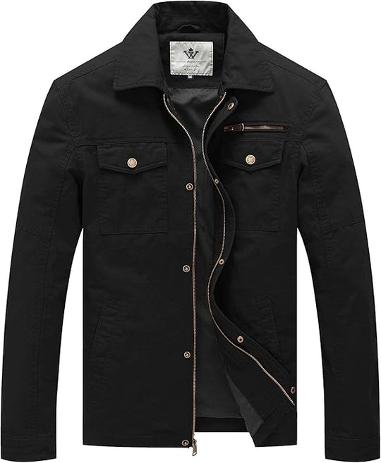 Manuel – Klassische Baumwoll-Arbeitsjacke für Männer