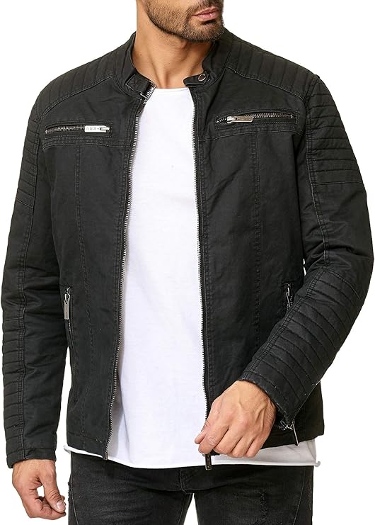 Roland – Gestepptes Baumwoll-Casual-Jackett für Männer