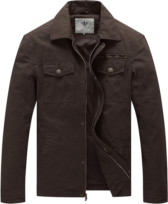 Manuel – Klassische Baumwoll-Arbeitsjacke für Männer