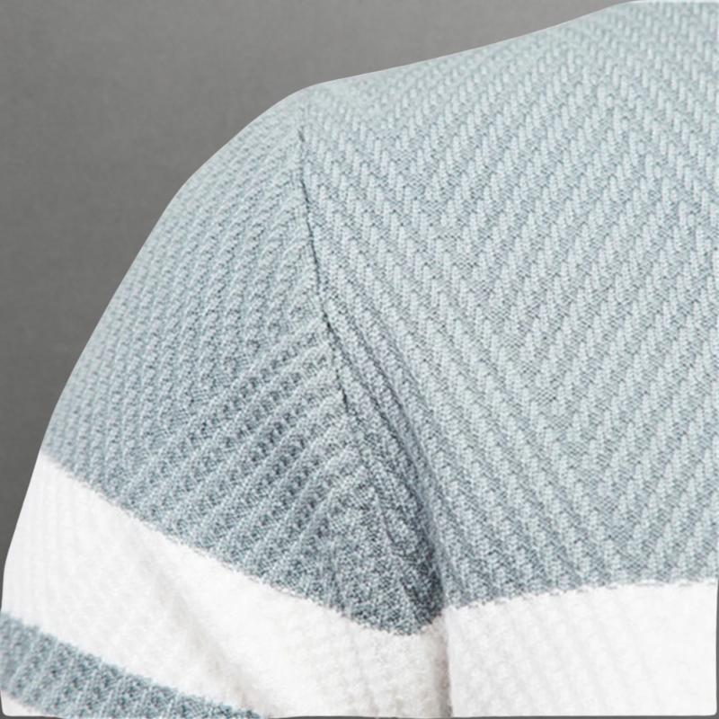 Oliver – Gestreifter Rundhals-Strickpullover für Herren