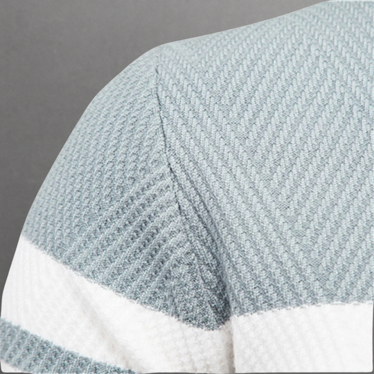 Oliver – Gestreifter Rundhals-Strickpullover für Herren