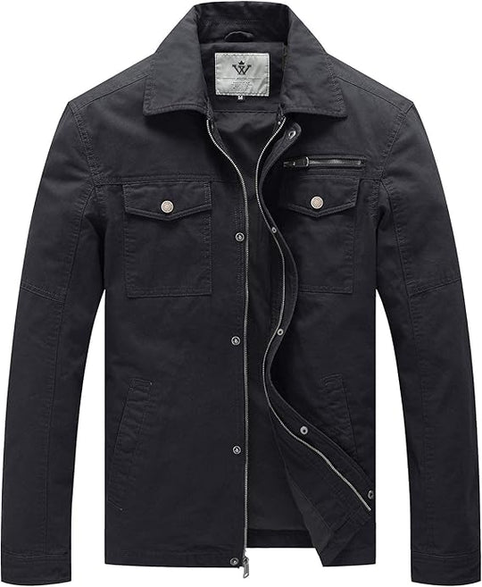 Manuel – Klassische Baumwoll-Arbeitsjacke für Männer