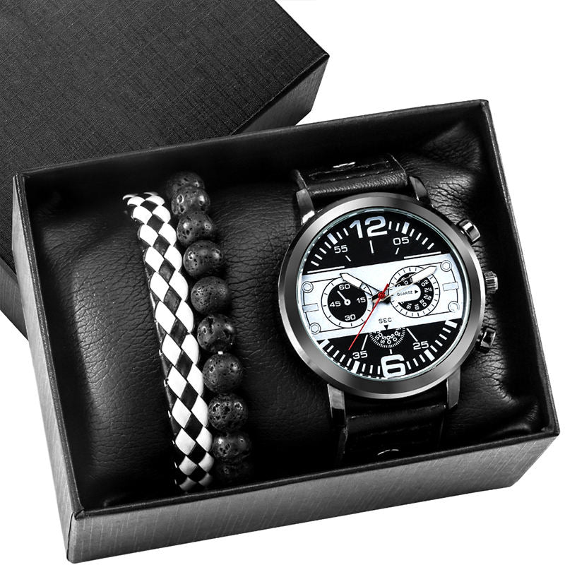 Horizon Analog Watch & Bracelet Set