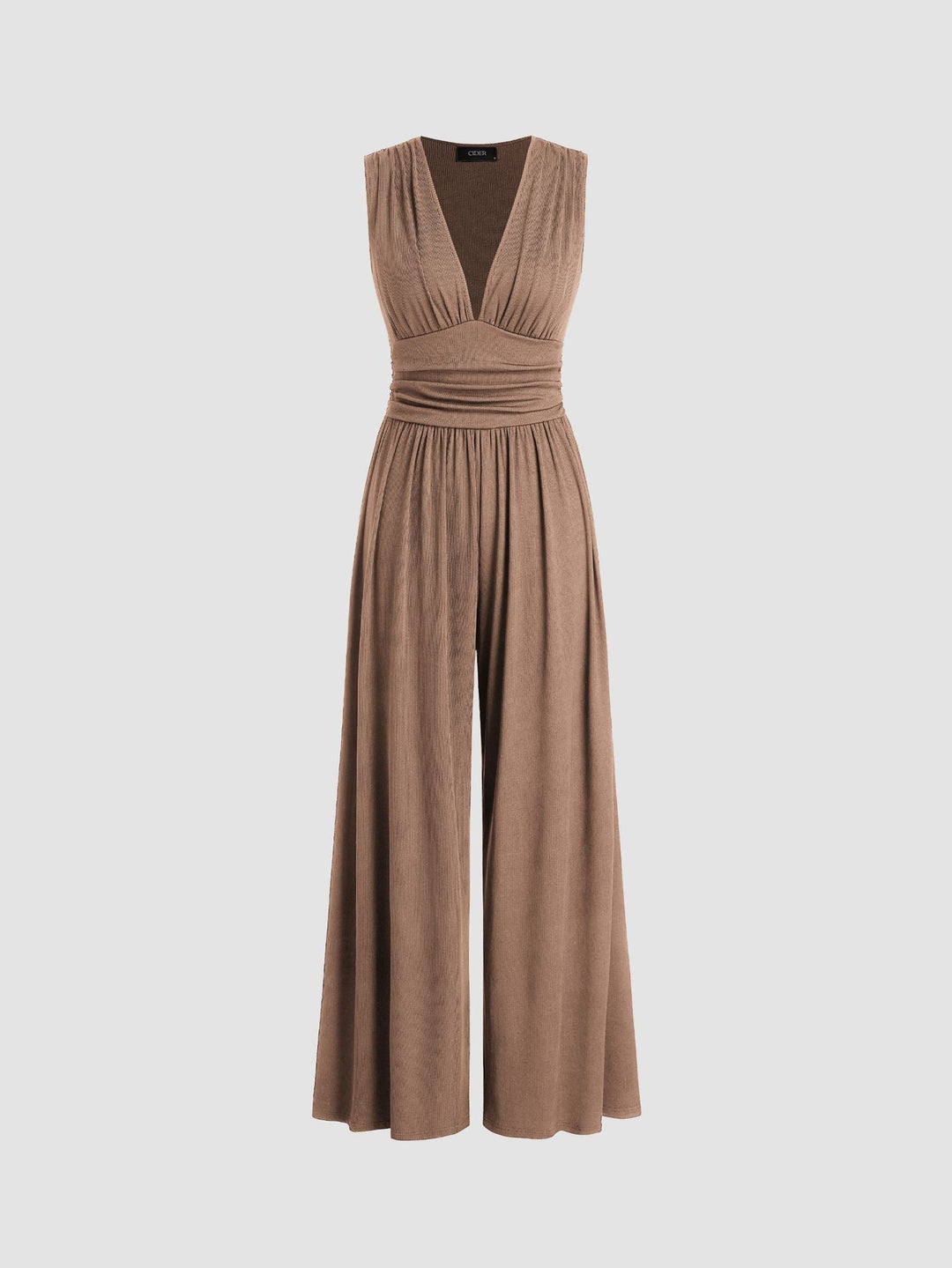 Kerstin – Eleganter weitgeschnittener ärmelloser Jumpsuit für Frauen
