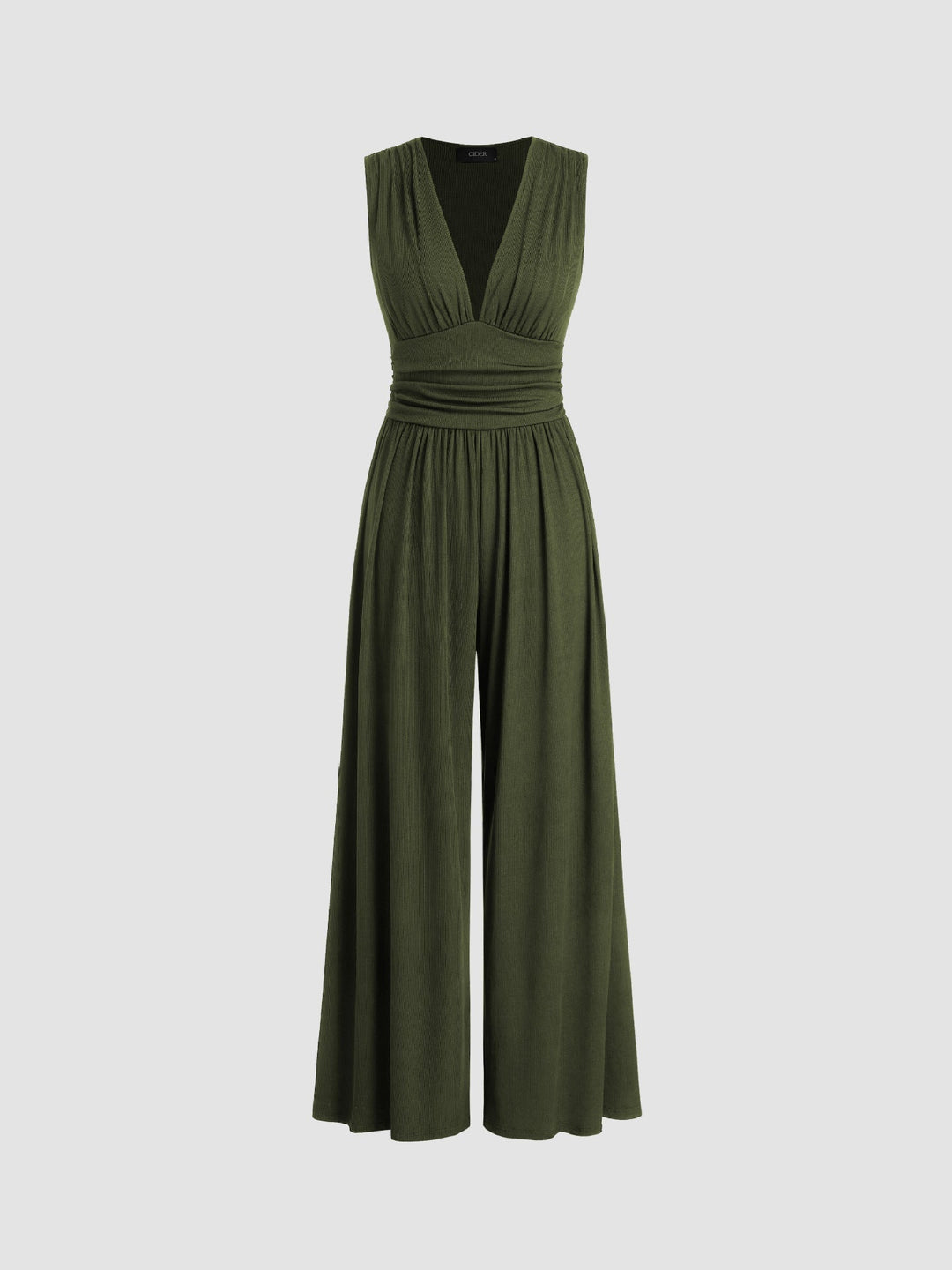 Kerstin – Eleganter weitgeschnittener ärmelloser Jumpsuit für Frauen